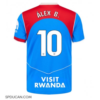 Muški Nogometni Dres Atletico Madrid Alex Baena #10 Rezervni 2025-26 Kratak Rukav Muški Nogometni Dres Atletico Madrid Alex Baena #10 Rezervni 2025-26 Kratak Rukav